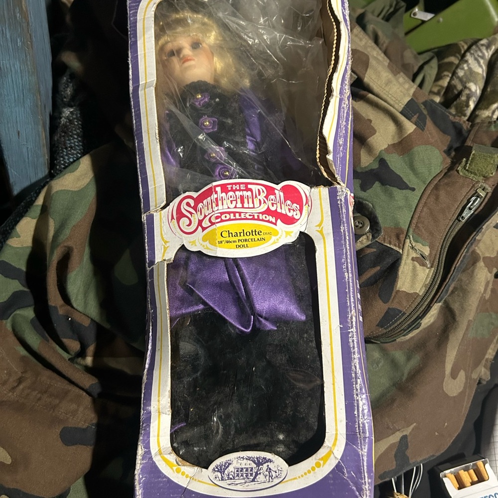 Charlotte Doll - Purple and Black